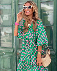 Green Florals