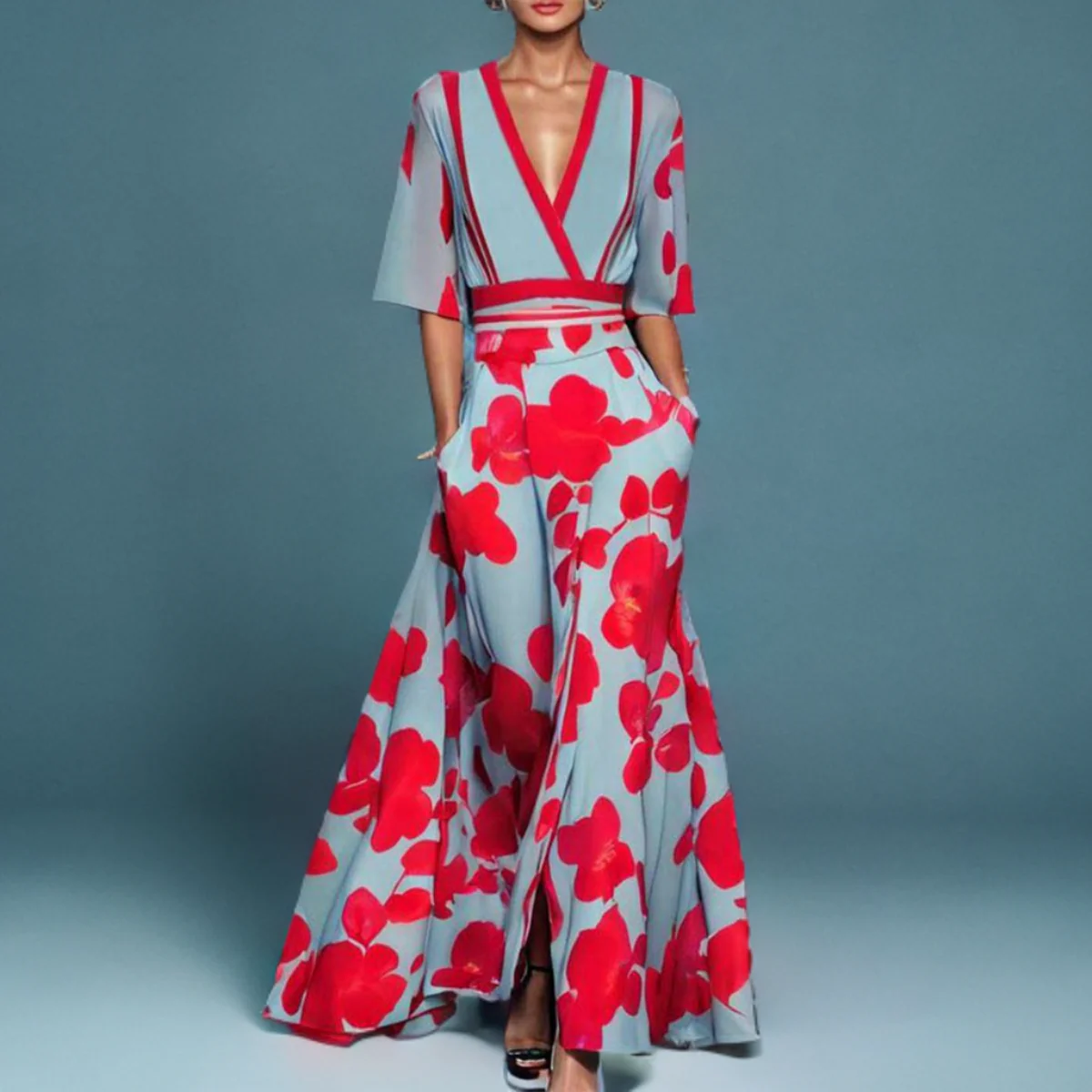 Amalia | Flattering Floral Dress